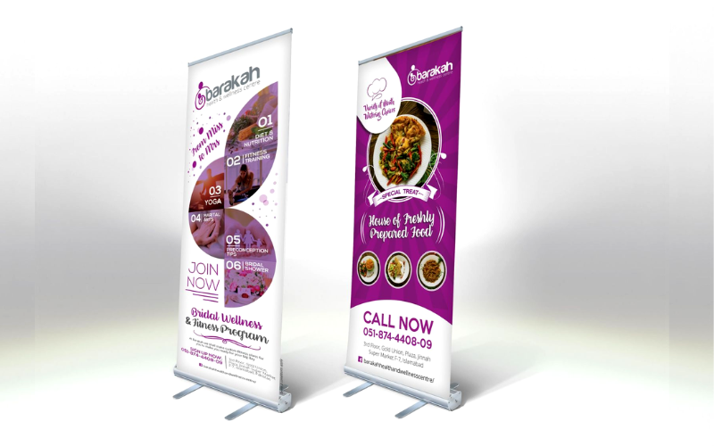 Standee quảng cáo có nhiều kích cỡ tùy theo nhu cầu người dùng