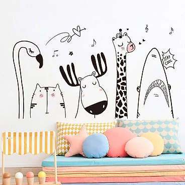 Decal dán cửa kính cho trẻ em
