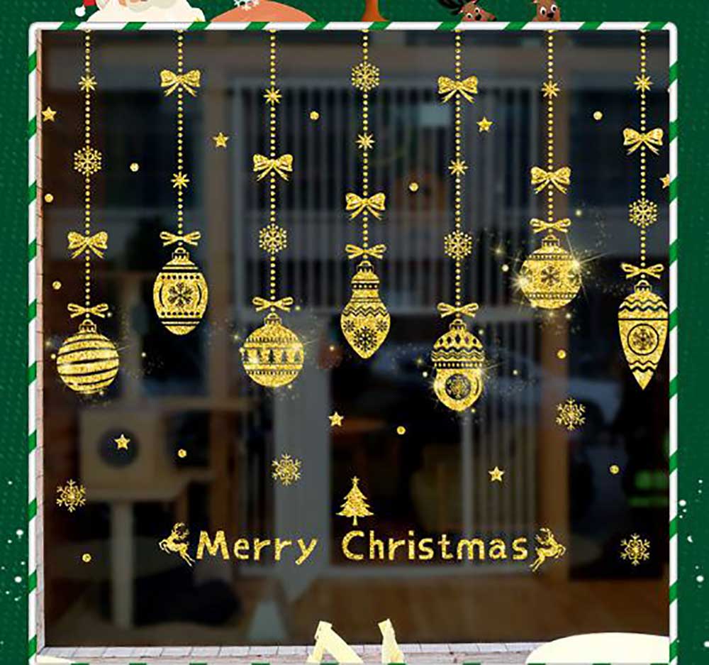 decal trang trí noel