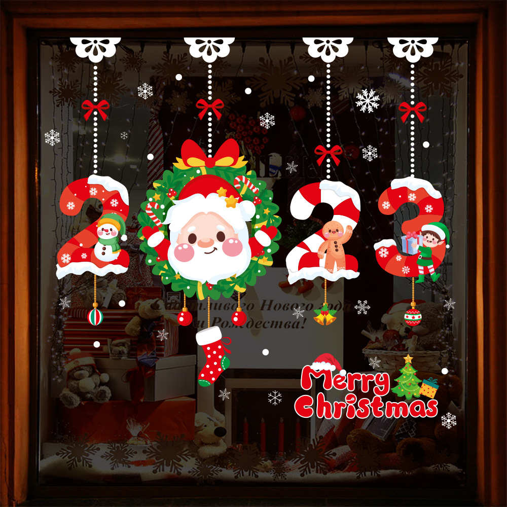 decal trang trí noel dễ thương