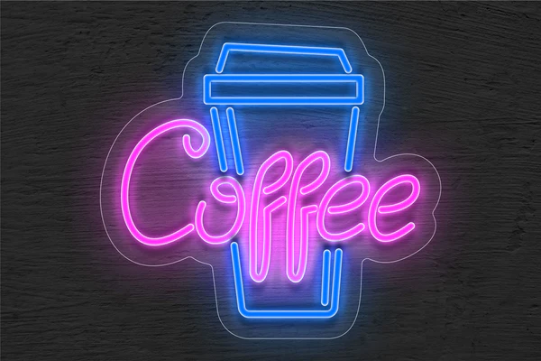 led neon cà phê đẹp