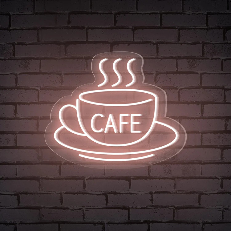 led neon cà phê đẹp