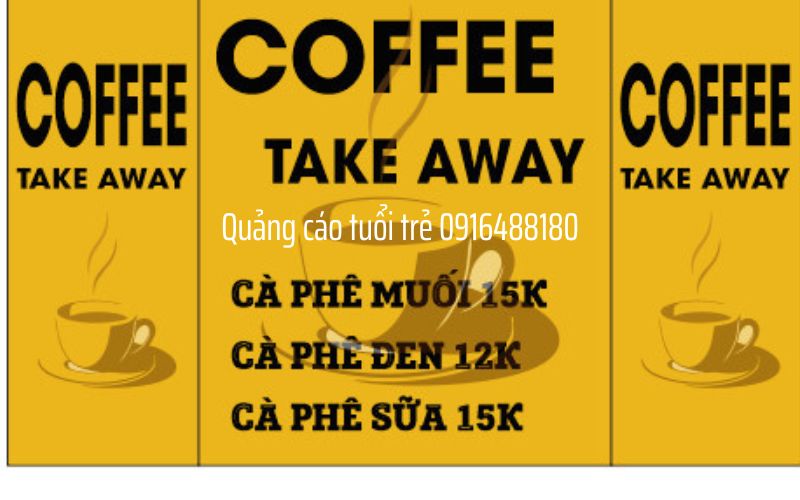 QUẦY CÀ PHÊ GẤP GỌN