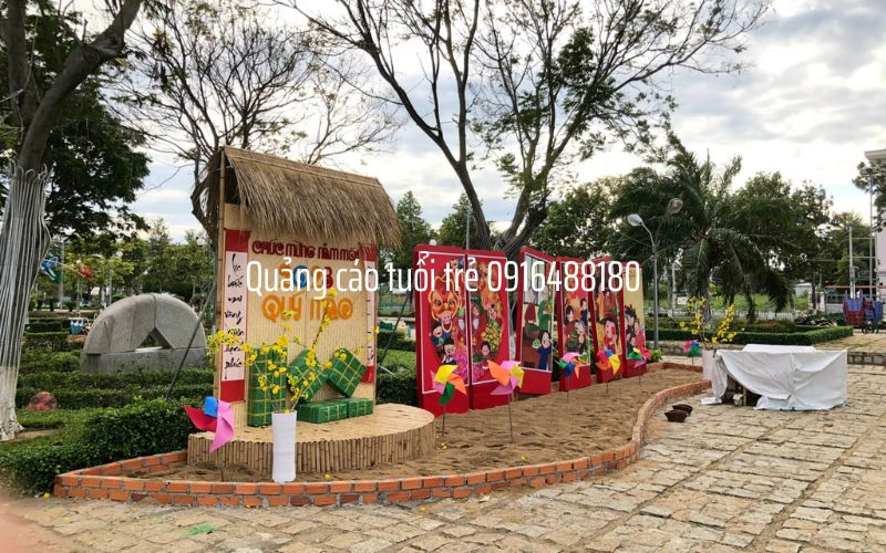 Dịch vụ trang trí tiểu cảnh tết