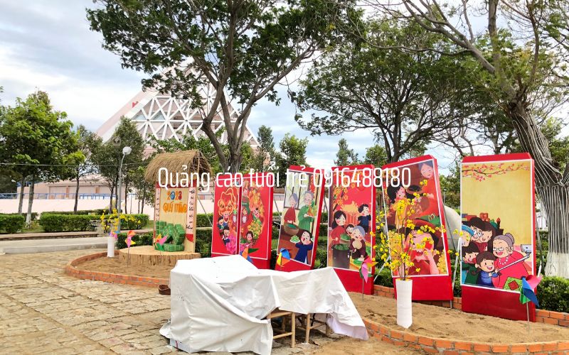 Dịch vụ trang trí tiểu cảnh tết