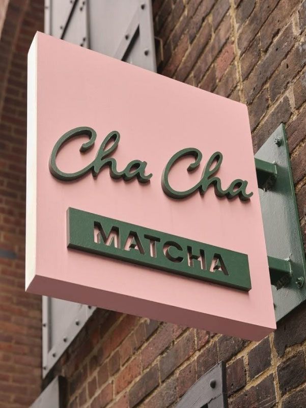 Bảng hiệu treo tường Matcha