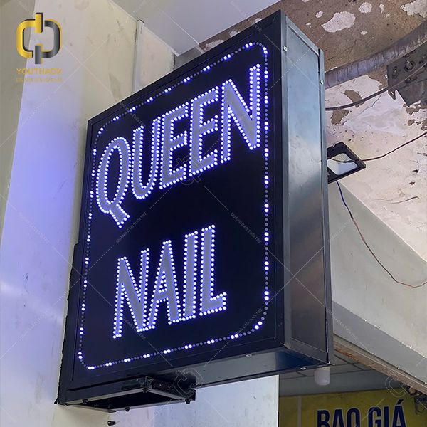 thi-cong-bien-vay-queen-nail-hop-den-led