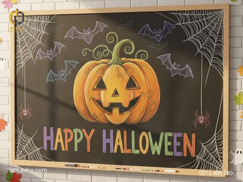 trang-tri-bang-halloween-voi-bi-ngo-noi-bat